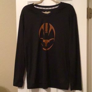 Texas Football Black Dri Fit Long Sleeve shirt sz L
